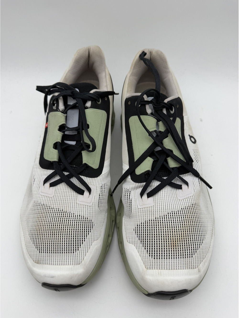 On Running Men's Cloudnova Sneakers White Green Size 12